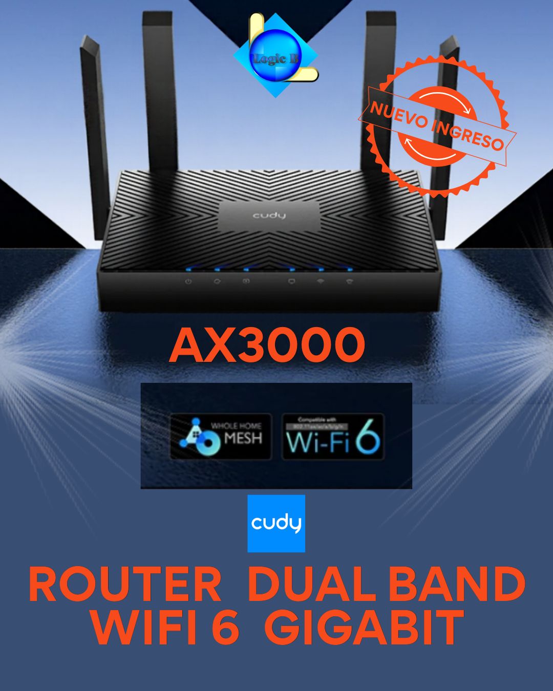 router AX3000 Gigabit